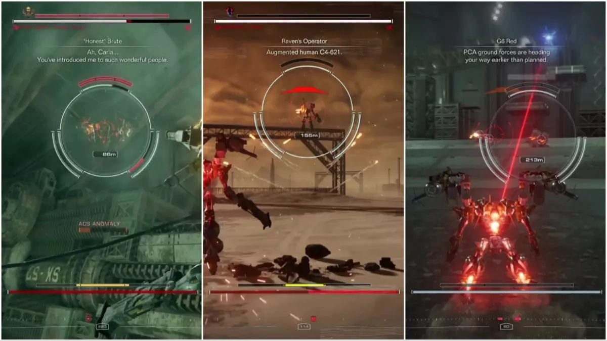 The enemies that hold Combat Logs in Chapter 3 of Armored Core 6.