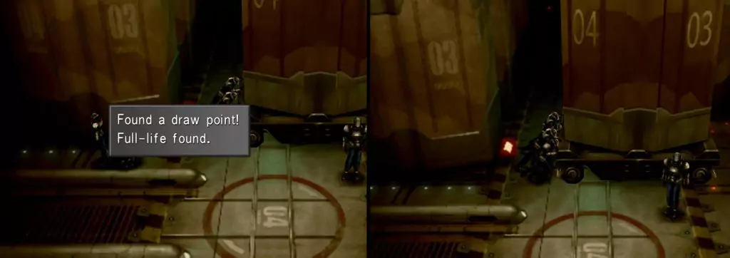 The player loading a missile manually.