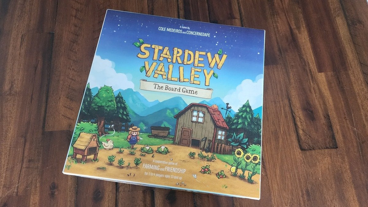 The box for Stardew Valley: The Board Game.