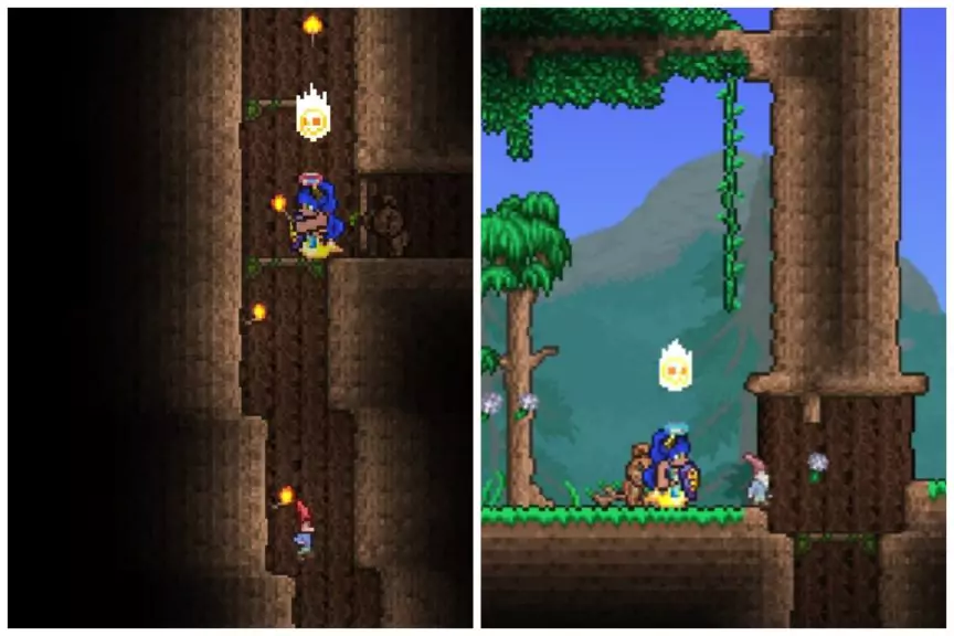 The process of a player finding a Gnome underground and turning it into a Garden Gnome in the sunlight.