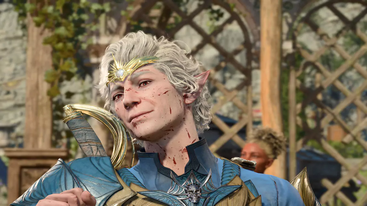Astarion as a Rogue Monk in Baldur's Gate 3.