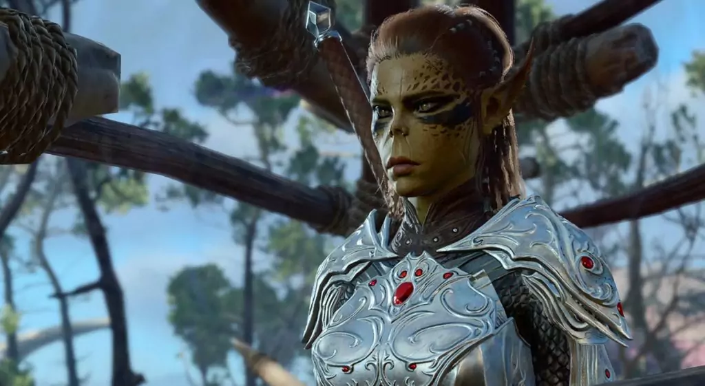 Freeing Lae'zel in Baldur's Gate 3.