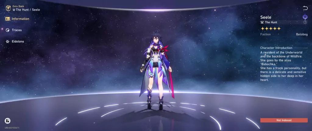 Seele, a Quantum character from Honkai: Star Rail.