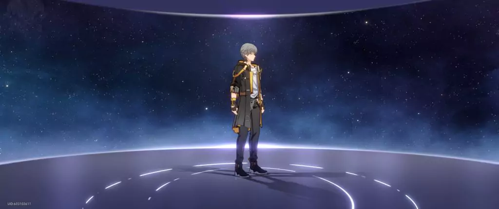 The Trailblazer's Fire form in Honkai: Star Rail.