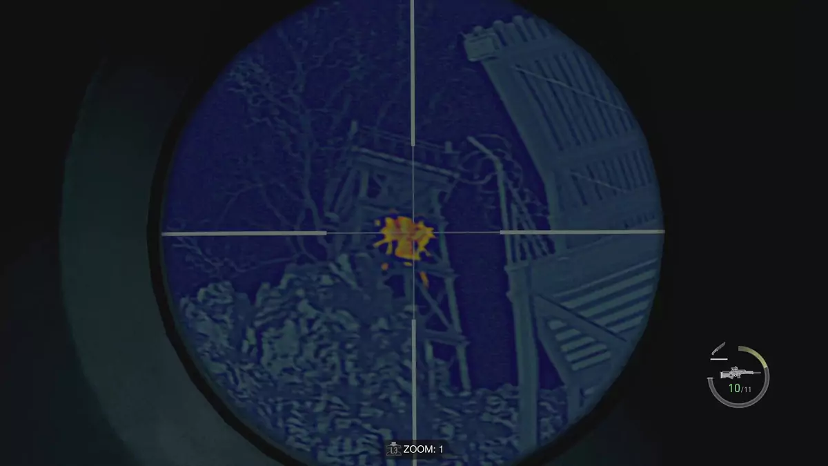 Ada looking at a Novistador through a Biosensor Scope.