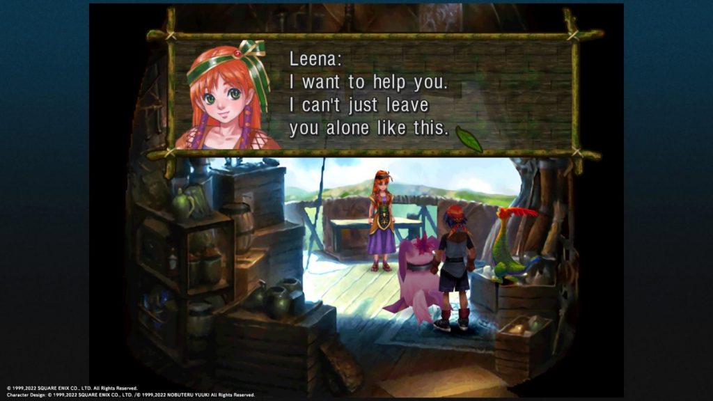 Leena joins the party in Chrono Cross.