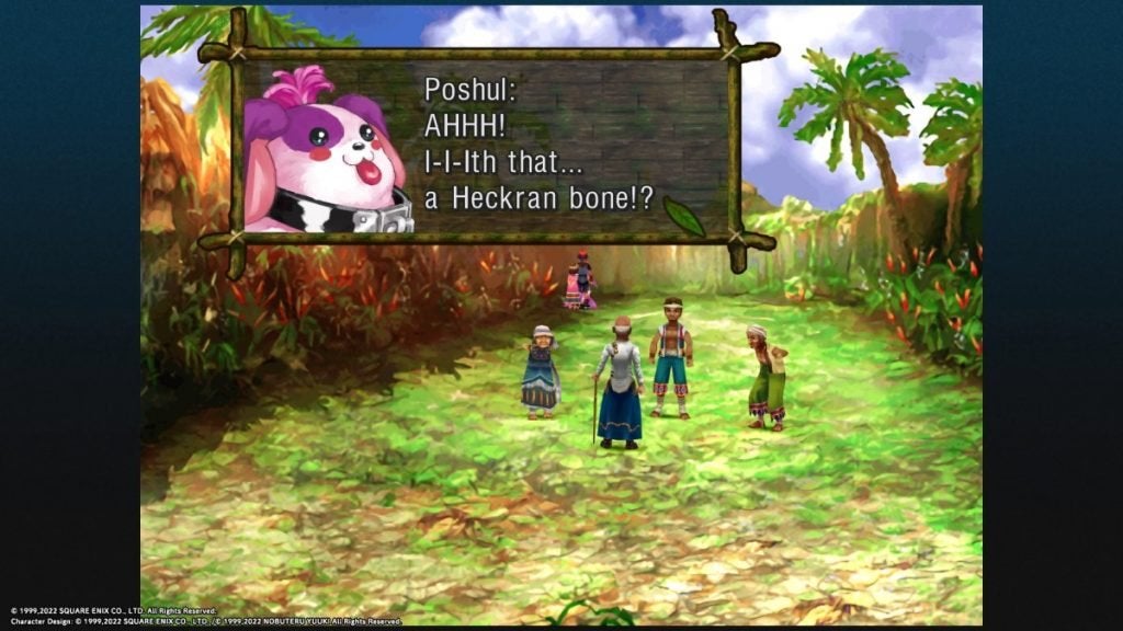 Poshul joins the party in Chrono Cross.