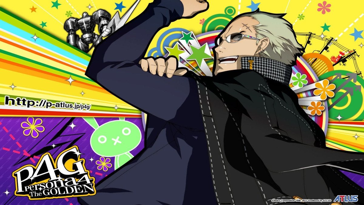 Kanji Tatsumi, a lightning-aligned character from Persona 4 Golden representing the Emperor Arcana.