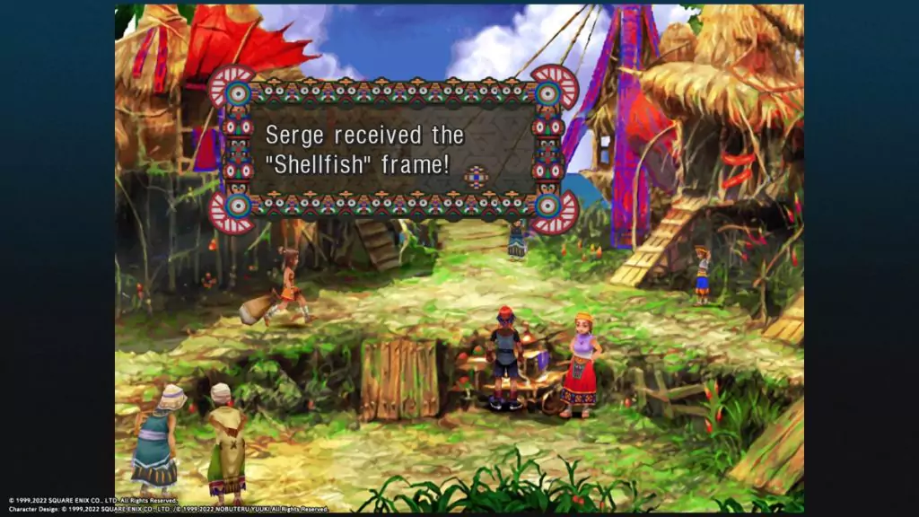 Shellfish Window Frame in Chrono Cross.