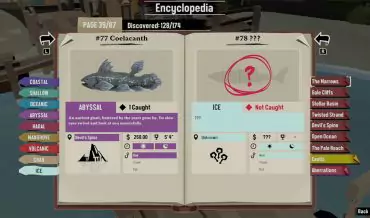 DREDGE: The Pale Reach – All Fish Locations