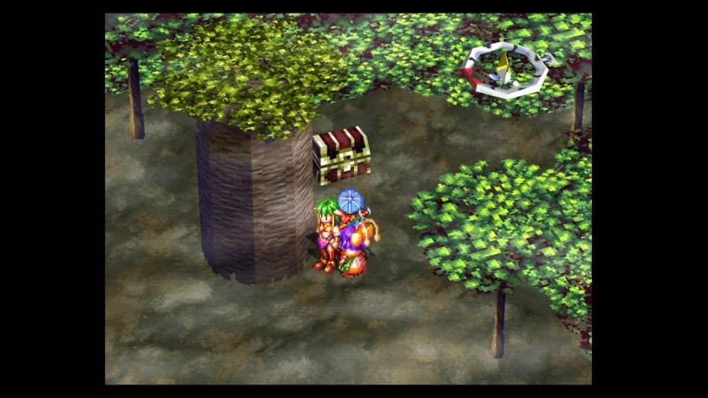 A Miracle Drink on the Road to the Dom Ruins in Grandia.