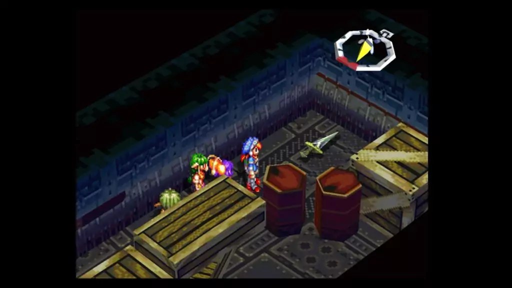 Army Saber in Garlyle Base Grandia.