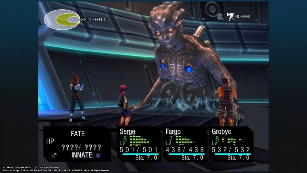 FATE boss fight in Chrono Cross.