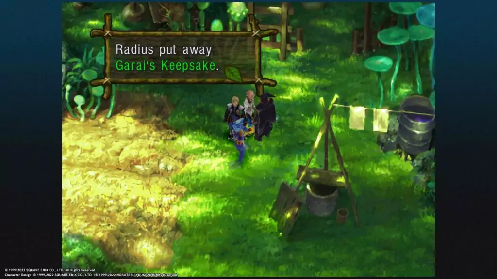 Garai's Keepsake in Chrono Cross.
