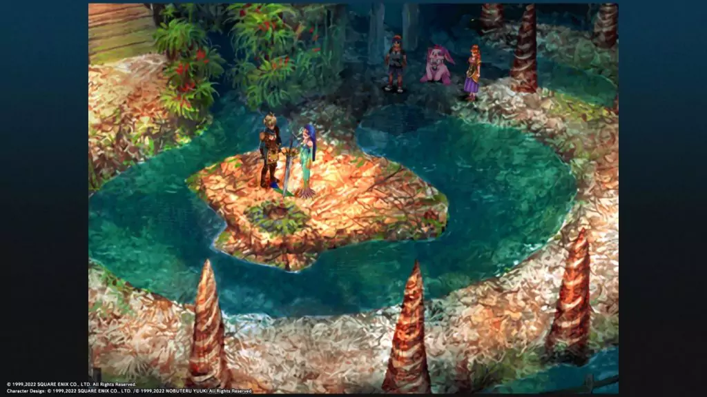 Glenn and Riddel in Chrono Cross.