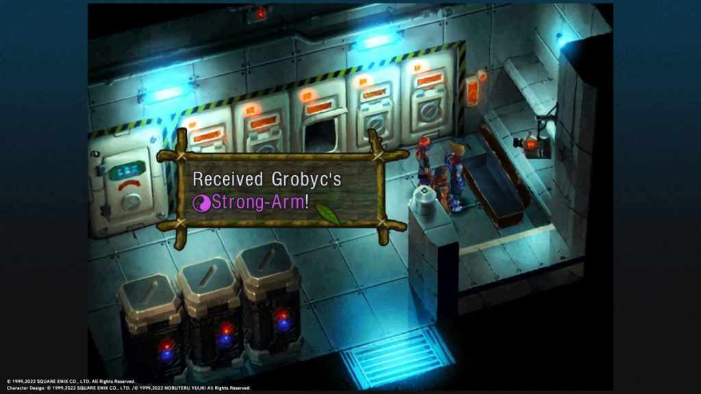 Grobyc's Level 7 Tech Strong Arm in Chrono Cross.