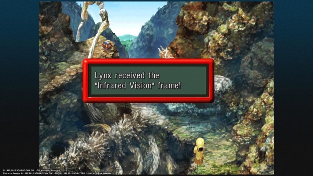 Infrared Vision window frame location in Chrono Cross.