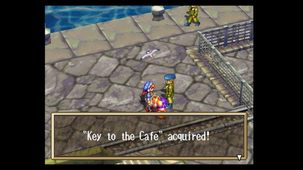 Key to the Cafe location in Parm in Grandia.