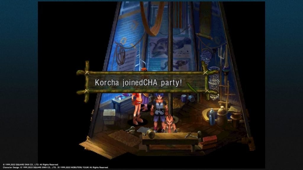 Korcha joins the party in Chrono Cross.