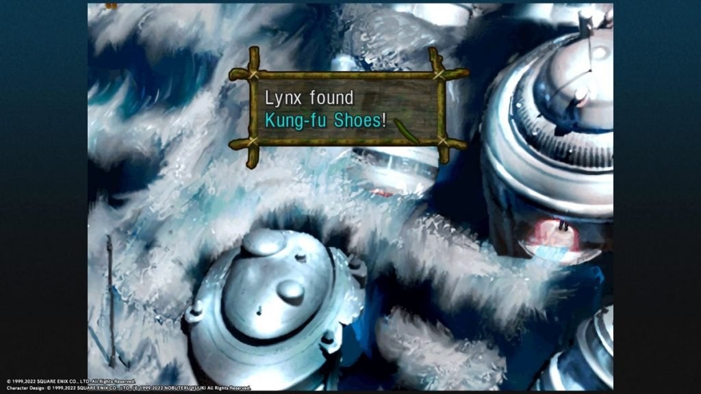 Kung Fu Shoes in Chrono Cross.