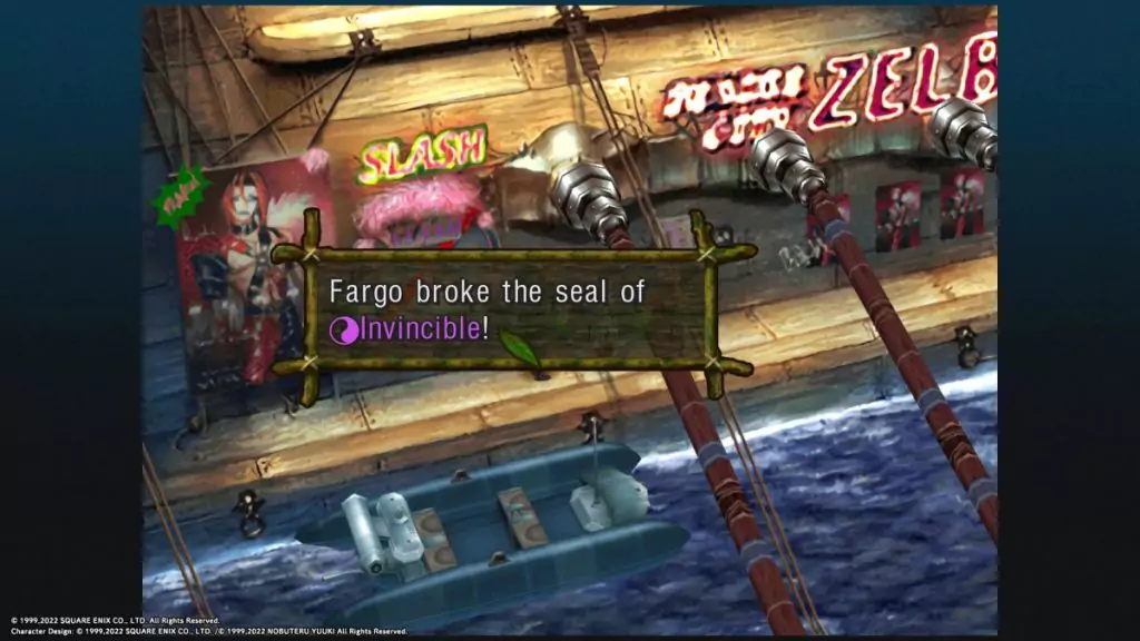 Level 7 Tech Invincible in Chrono Cross.
