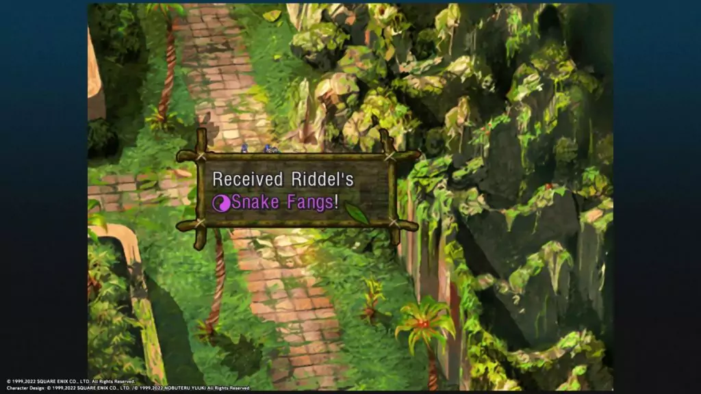Level 7 Tech Snake Fangs in Chrono Cross.