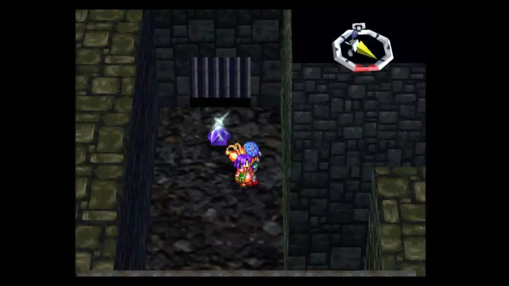 Mana Egg location in Underground Passage in Grandia.