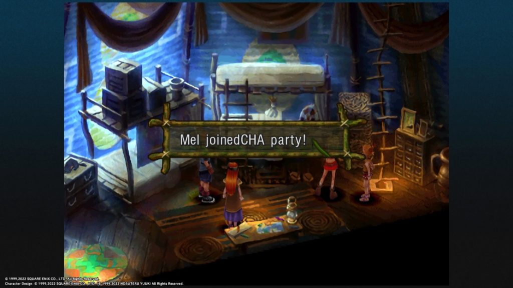 Mel joins the party in Chrono Cross.