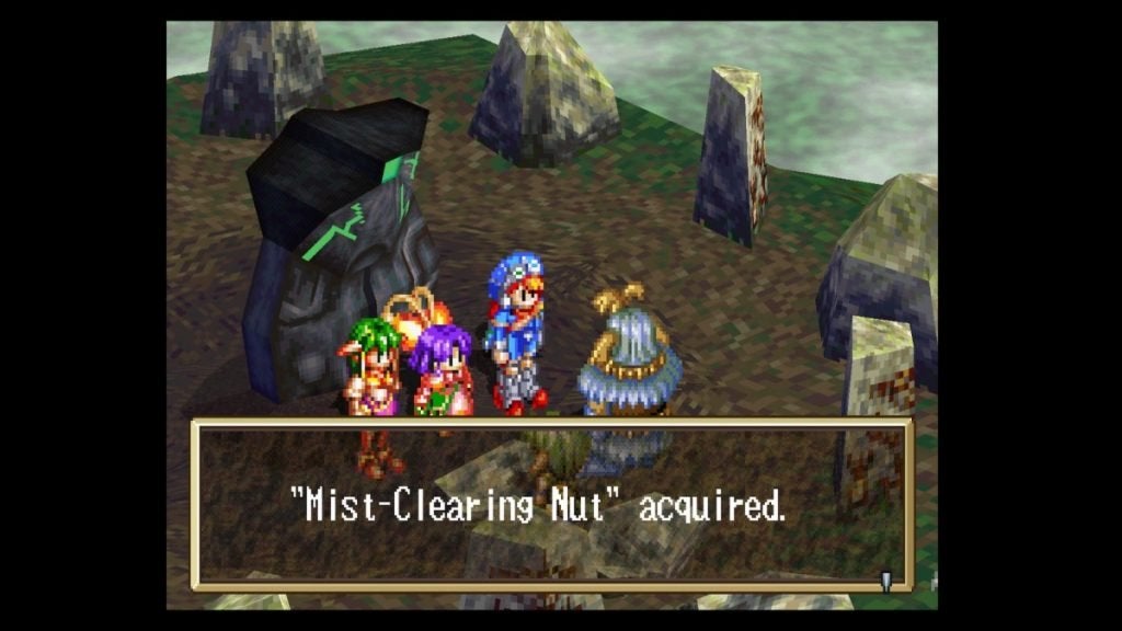 Mist-Clearing Nut in God of Light Mountain Grandia.