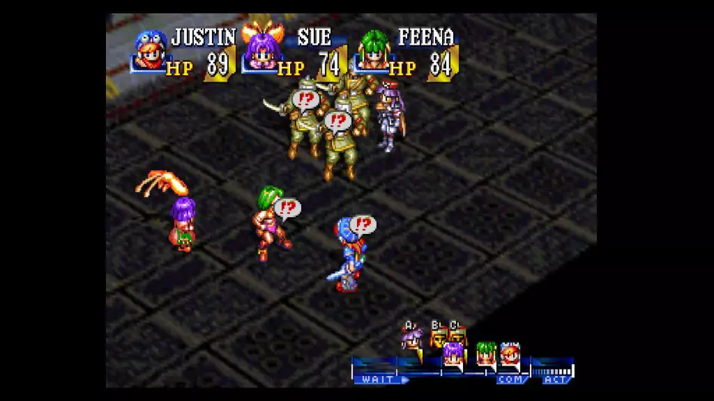 Nana boss fight in Garlyle Base Grandia.