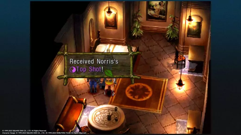 Norris's Level 7 Tech in Chrono Cross.