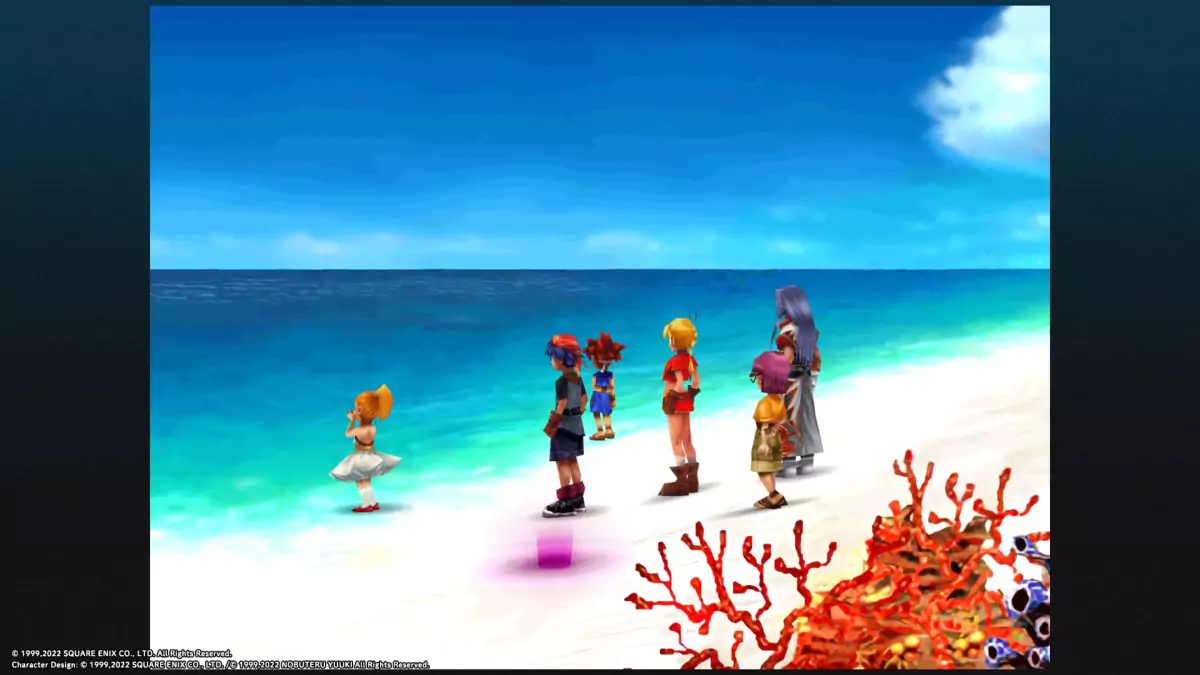 Opassa Beach with Lucca and the True Time Devourer.