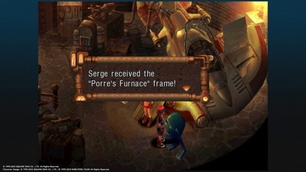 Porre's Furnace Window Frame in Chrono Cross.