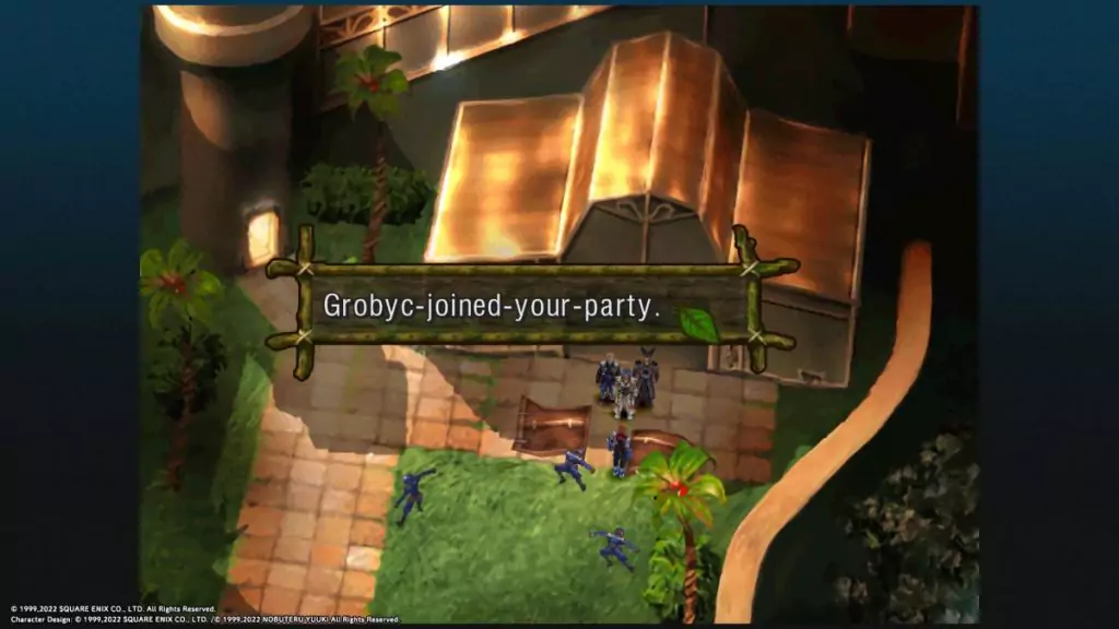 Recruiting Grobyc in Chrono Cross.