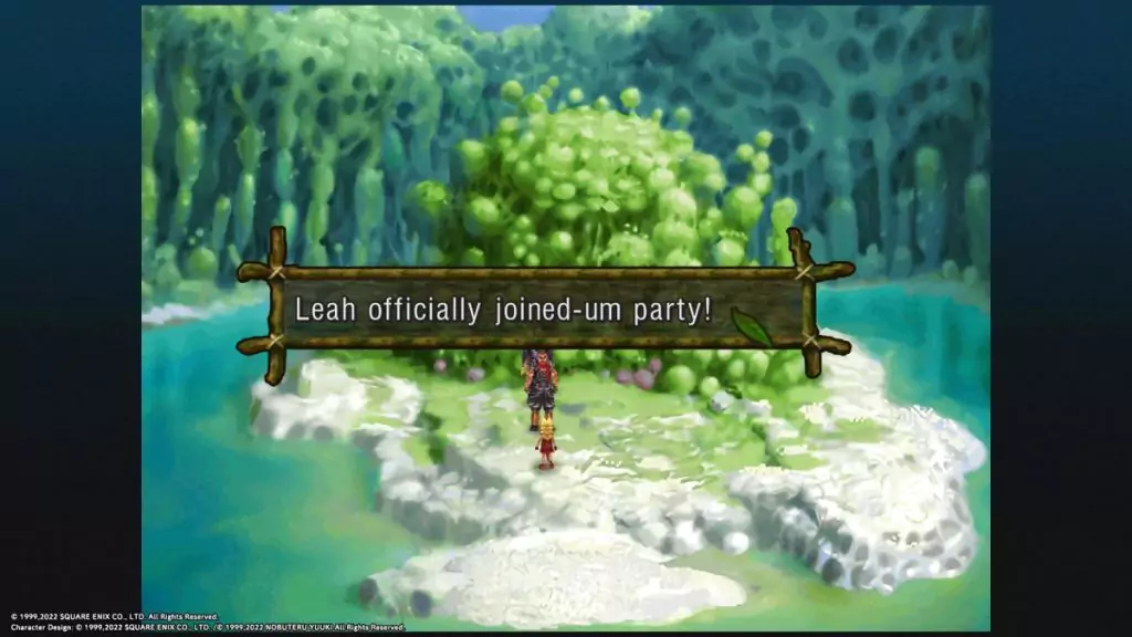 Recruiting Leah in Chrono Cross.