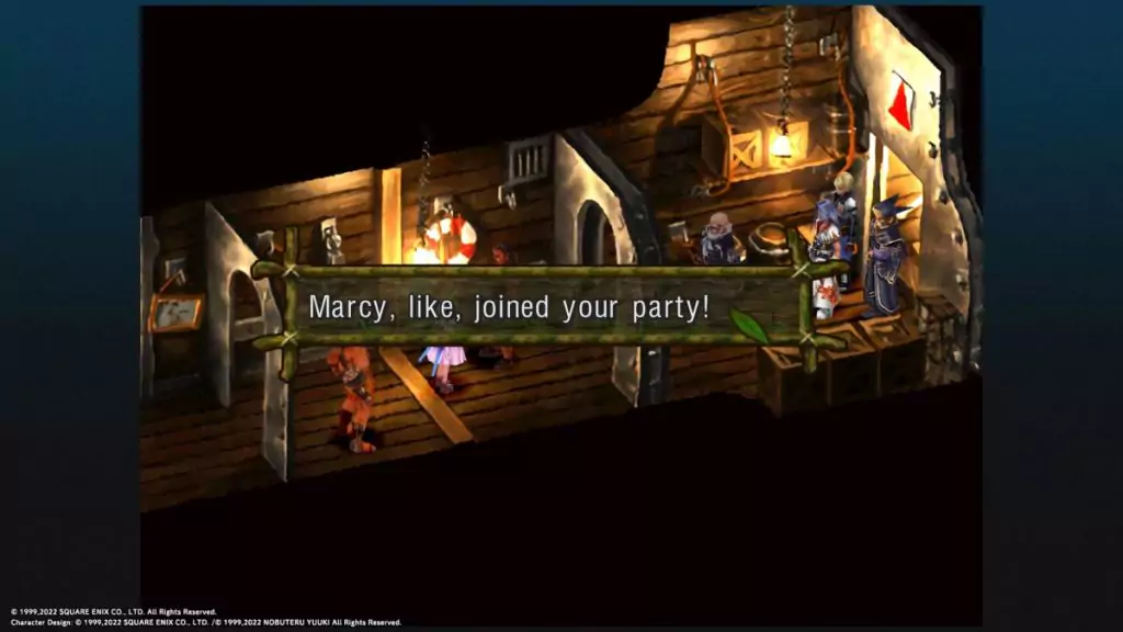 Recruiting Marcy in Chrono Cross.