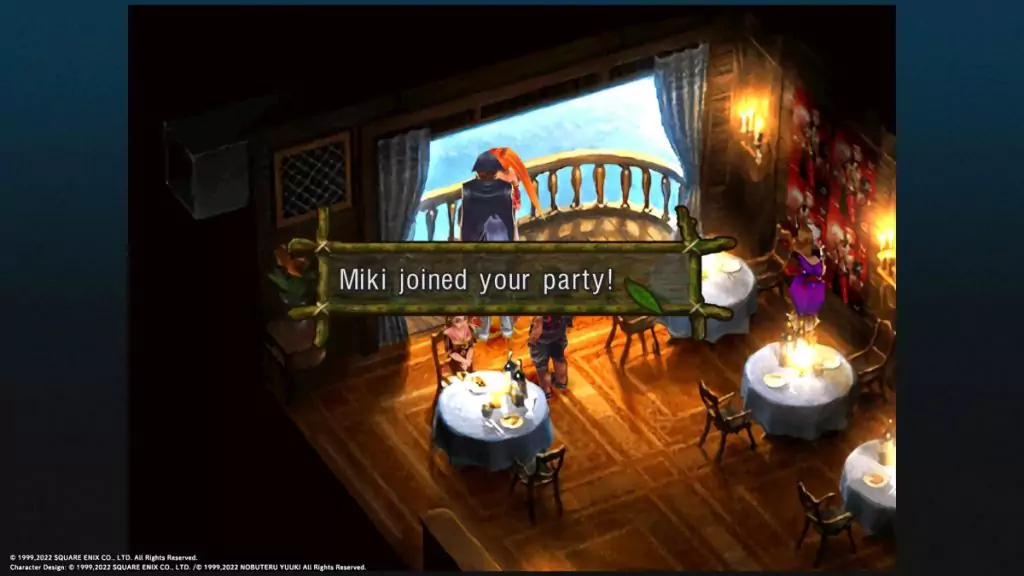 Recruiting Miki in Chrono Cross.
