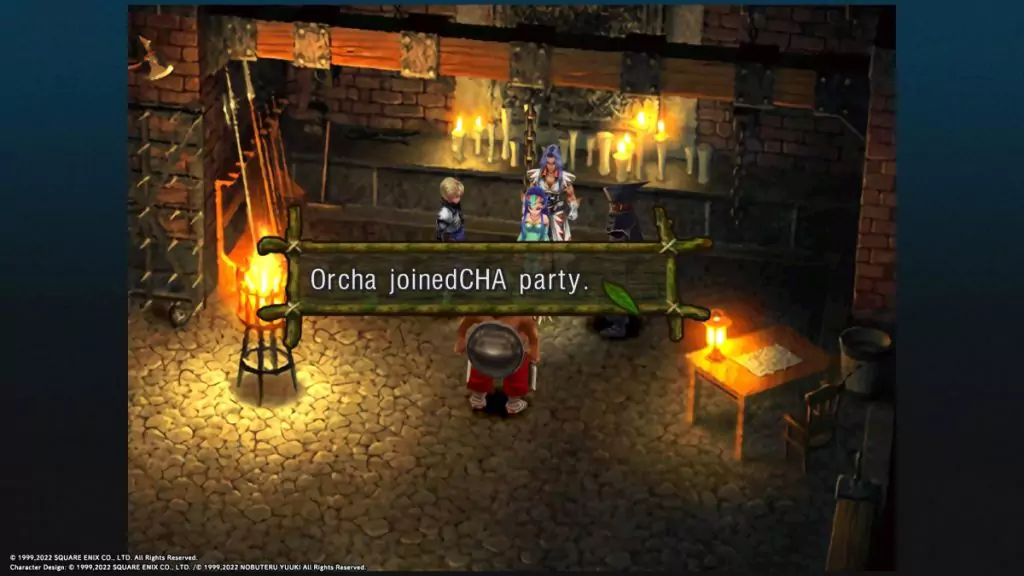 Recruiting Orcha in Chrono Cross.