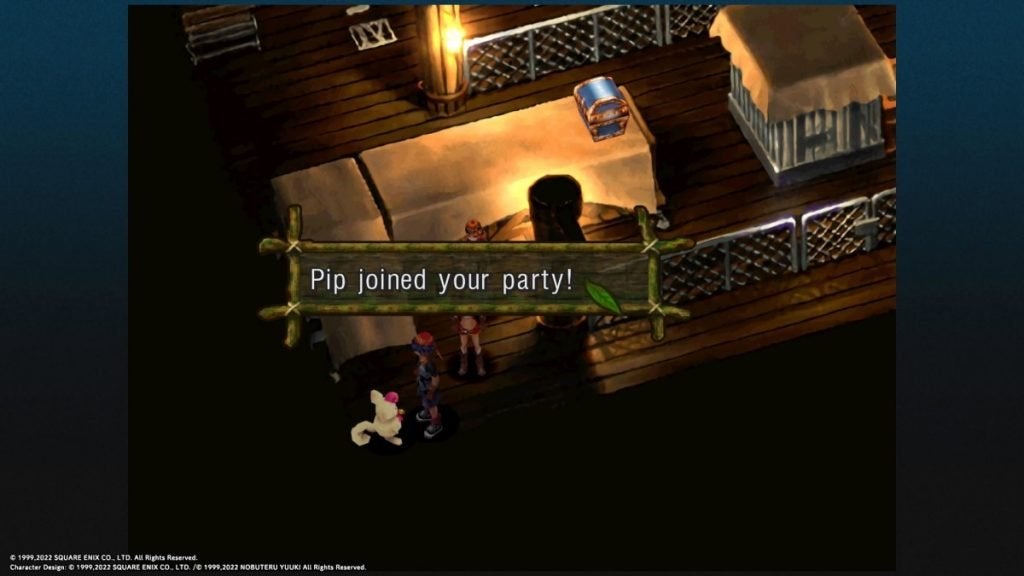 Recruiting Pip in Chrono Cross.