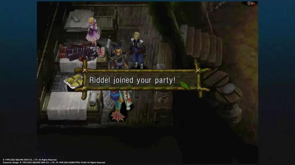 Recruiting Riddel in Chrono Cross.