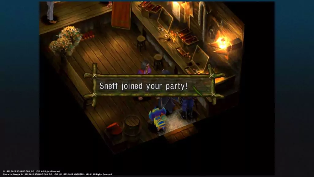 Recruiting Irenes in Chrono Cross.