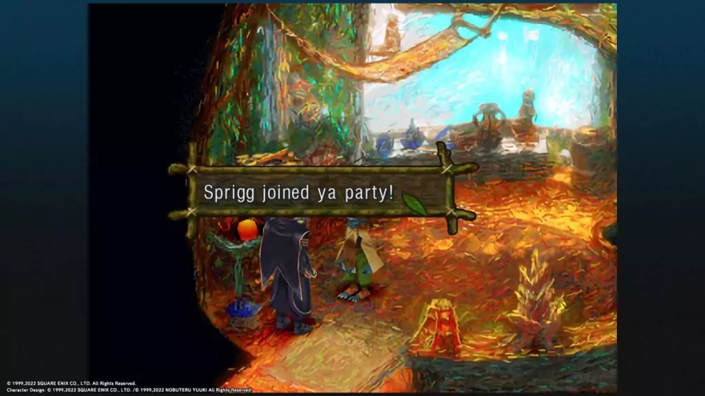 Recruiting Sprigg in Chrono Cross.