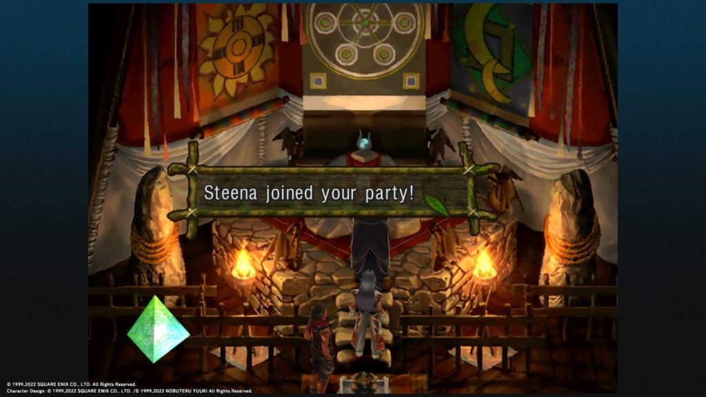 Recruiting Steena in Chrono Cross.
