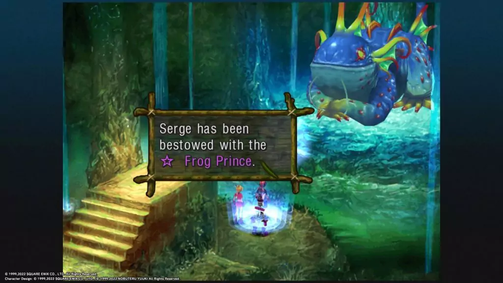 The Frog Prince Summon in Chrono Cross.