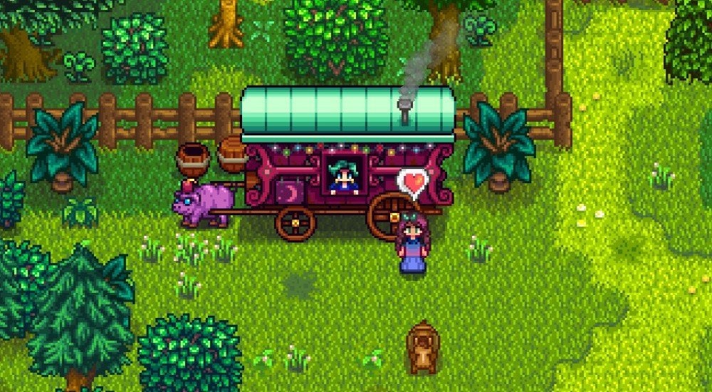 The Traveling Cart where players can buy Rare Seeds.