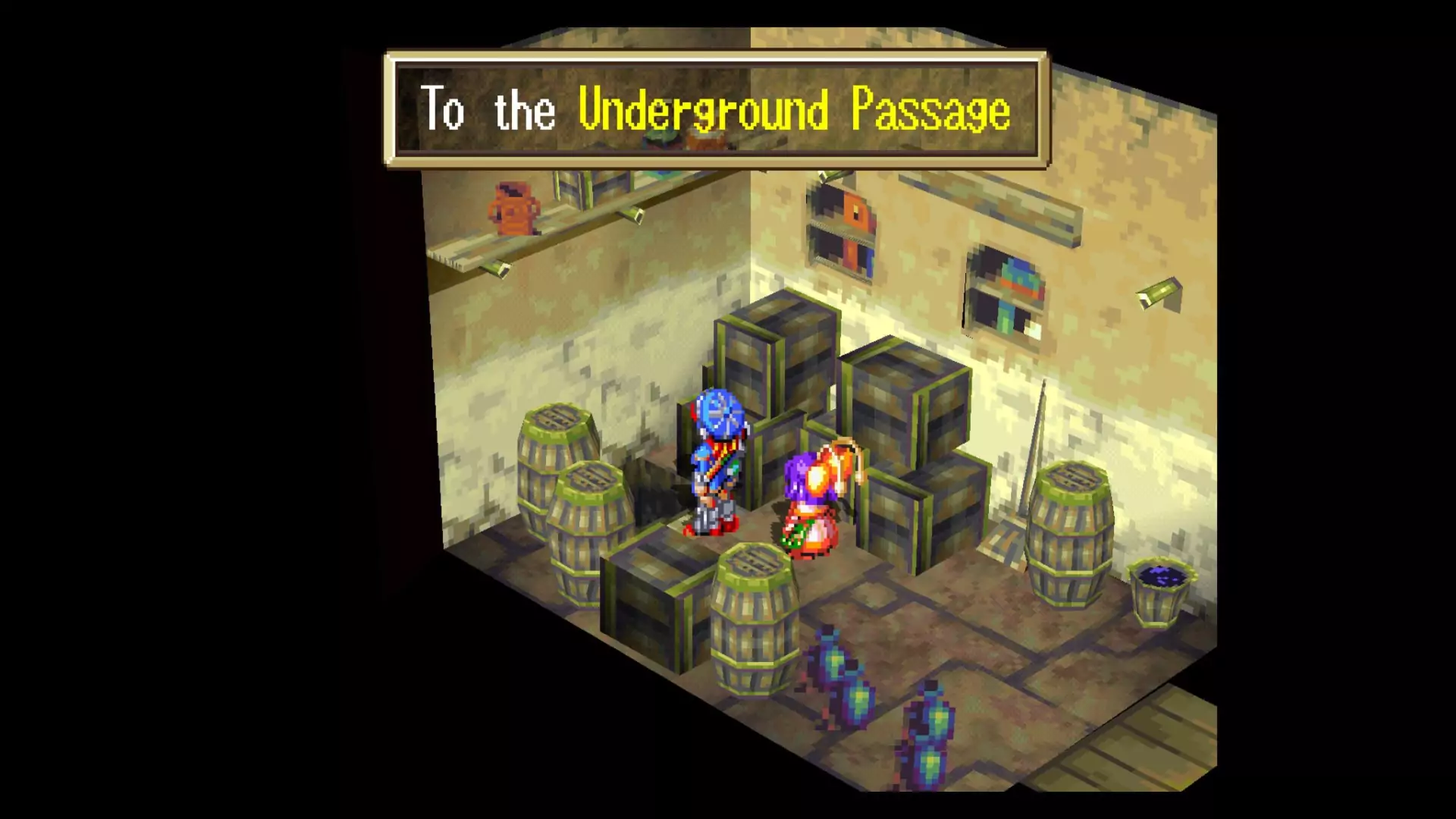 Underground Passage in Grandia.