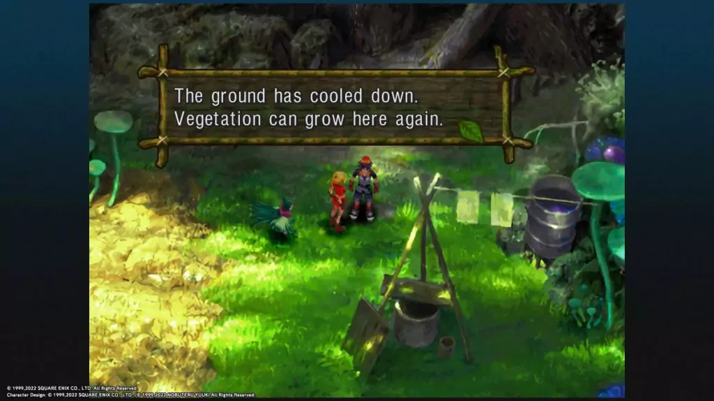Vegetation can grow at Hermit's Hideaway.
