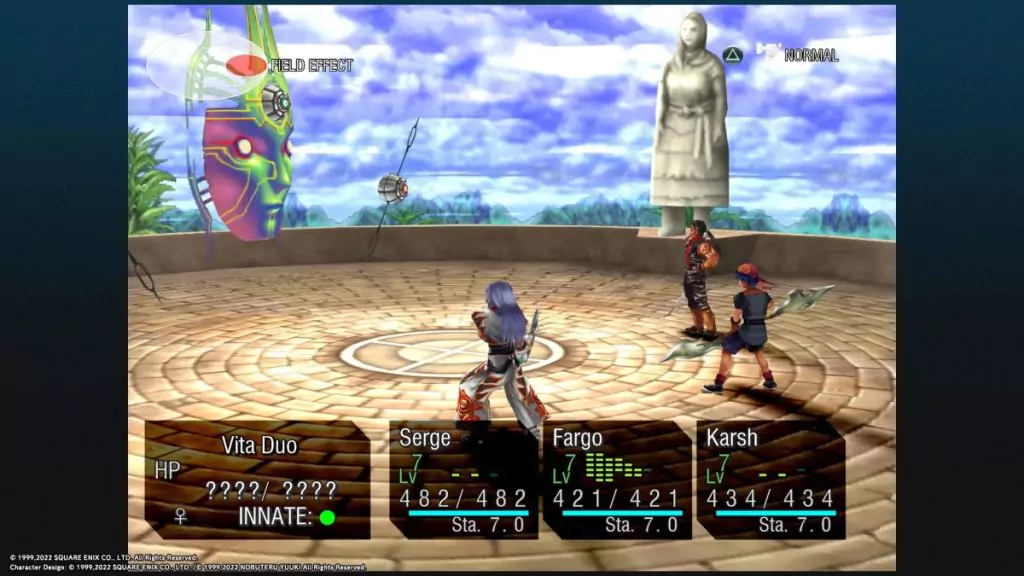 Vita Duo boss fight in Chrono Cross.