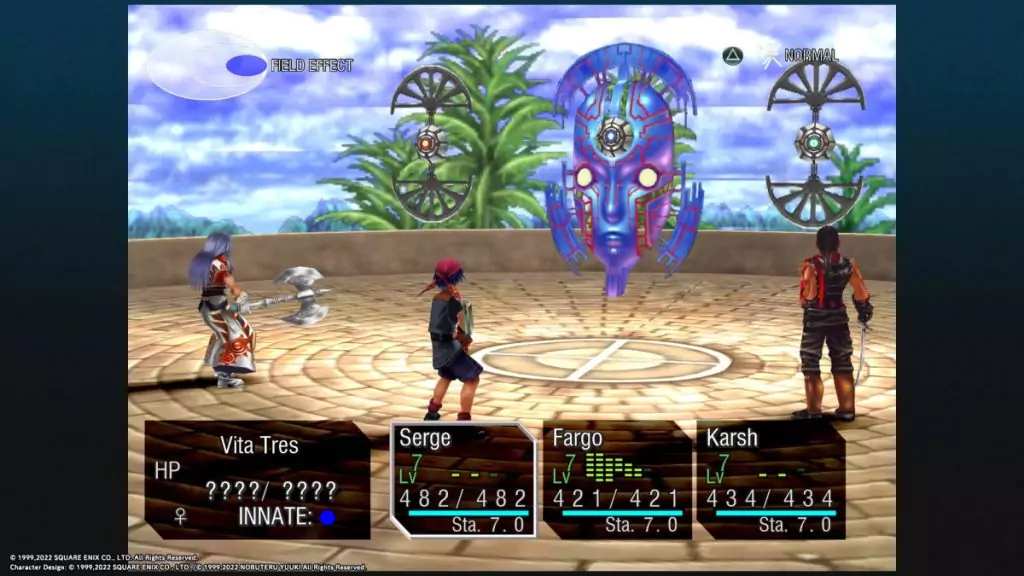 Vita Duo boss fight in Chrono Cross.