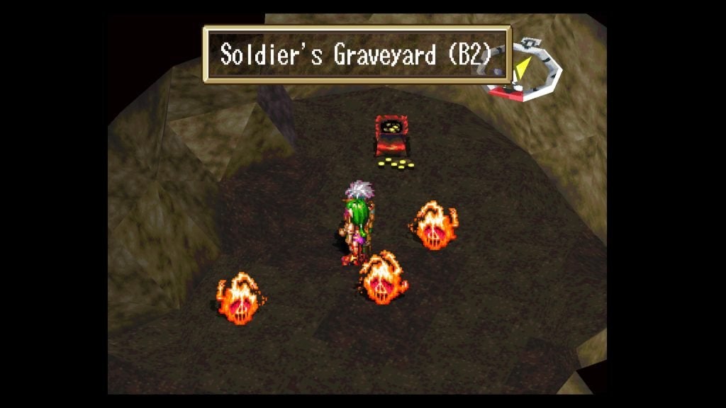 690G and an ambush in Soldier's Graveyard Grandia.